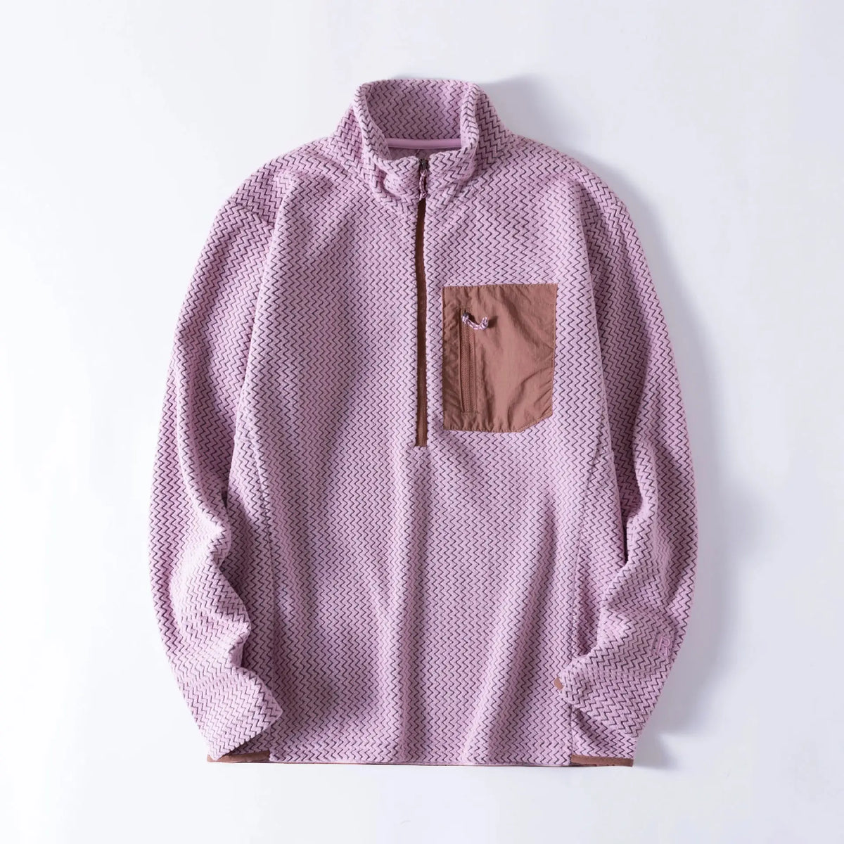 Polaire demi-zip unisexe