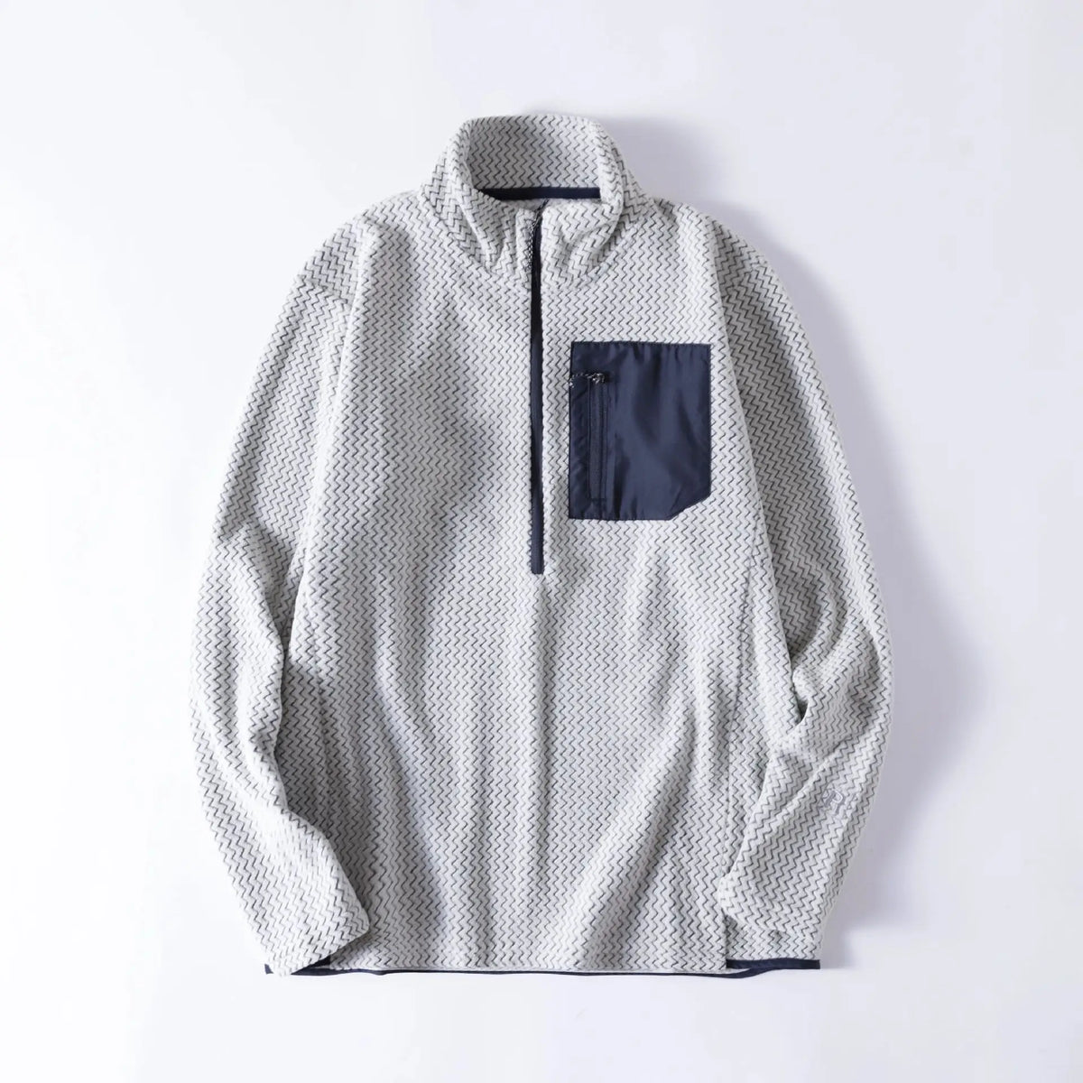 Polaire demi-zip unisexe