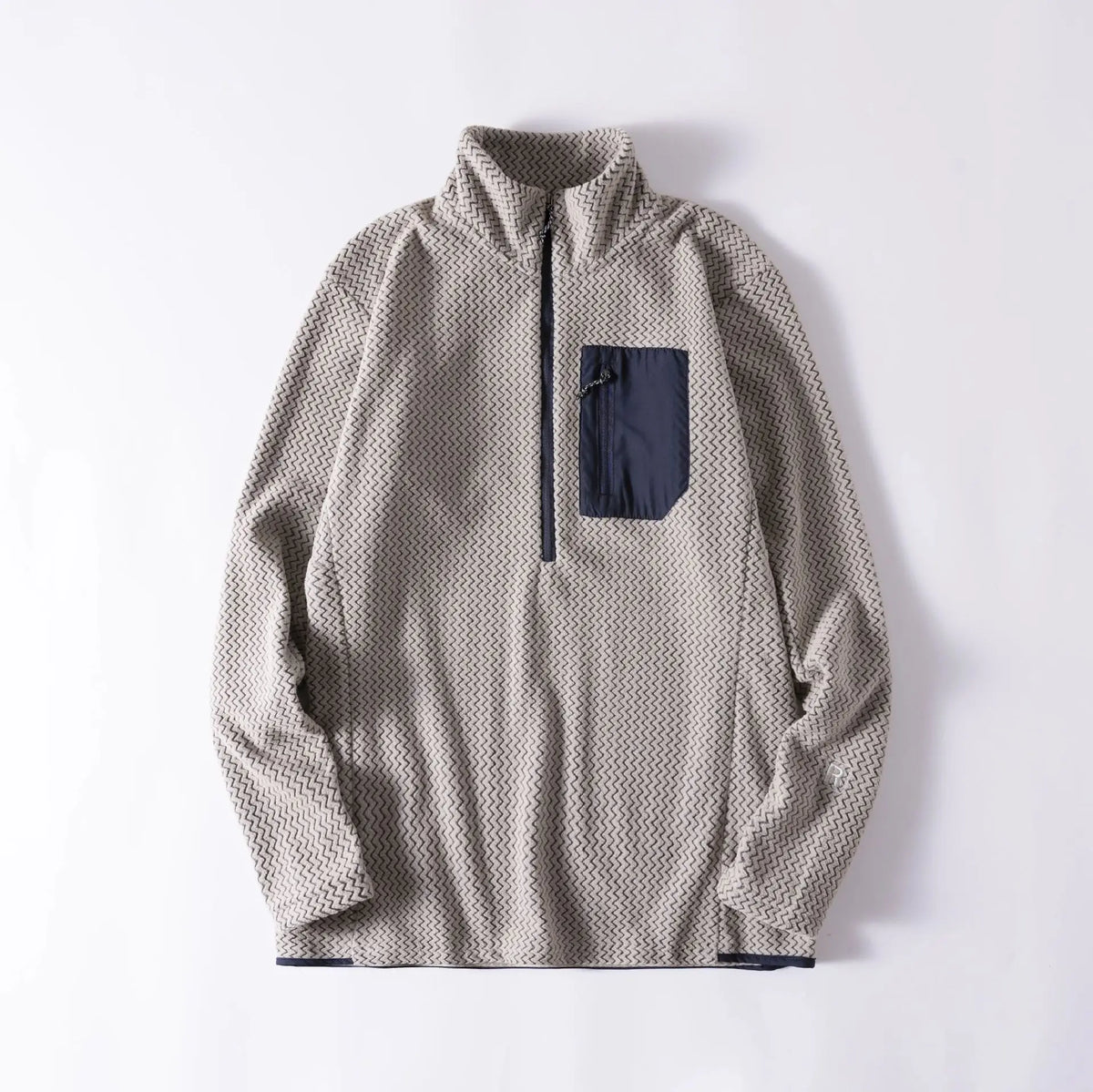 Polaire demi-zip unisexe