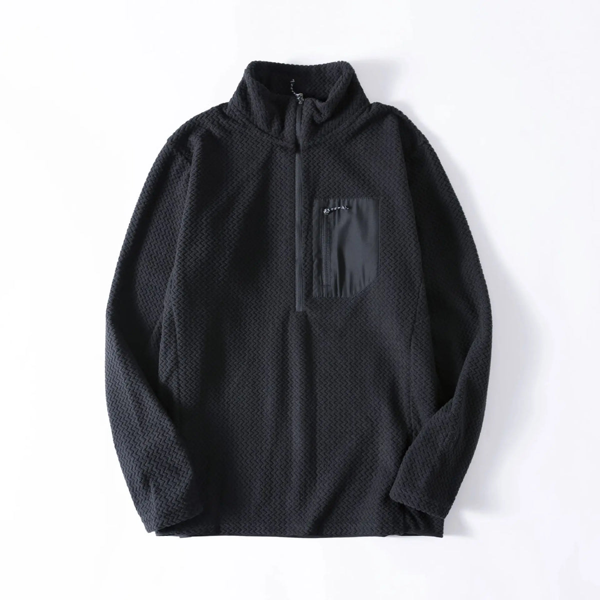Polaire demi-zip unisexe